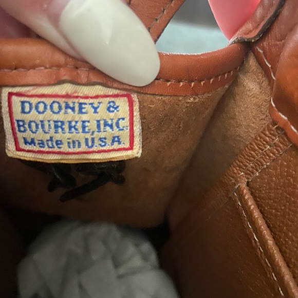 VINTAGE AUTHENTIC DOONEY & BOURKE Leather Top Handle Convertible Bag - Picture 11 of 14